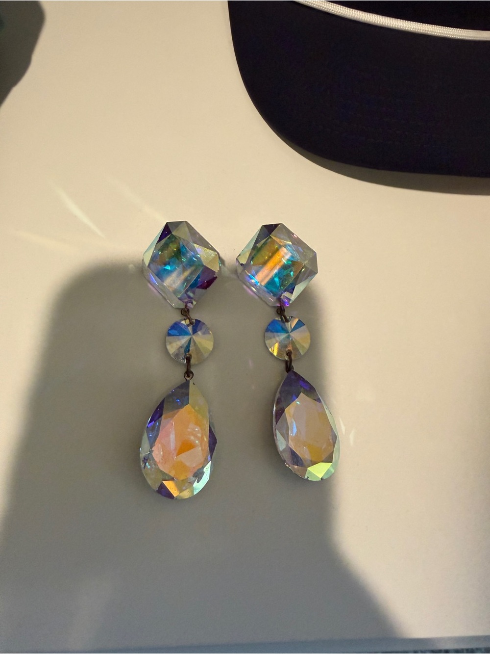 Jim Ball Chandelier Crystal Earrings